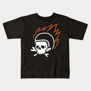 Biker Fire Kids T-Shirt